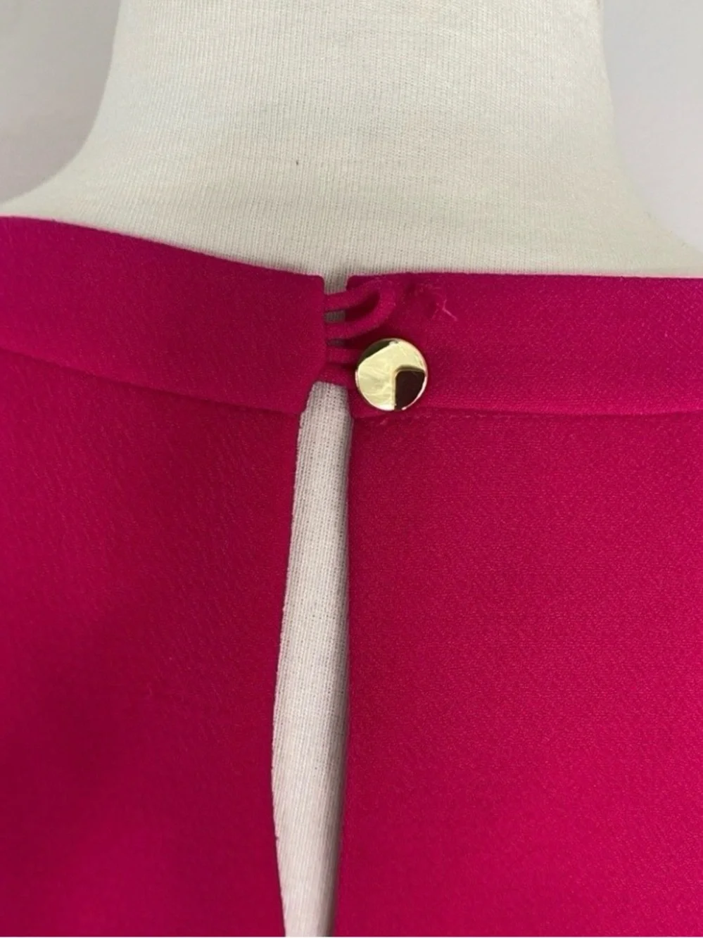 Kate Spade Women's Pink Scallop Shift Dress Size 8 Classic Preppy Corporatecore